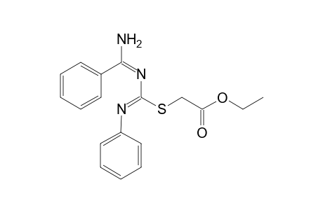 2-[[(NE)-N-[amino(phenyl)methylene]-N'-phenyl-amidino]thio]acetic acid ethyl ester