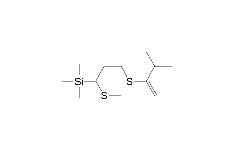 3-Methyl-2-[3-methylthio-3-(trimethylsilyl)propylthio]-1-butene