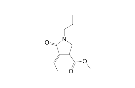 (E)-3-Ethylidene-4-methoxycarbonyl-1-N-propylpyrrolin-2-one