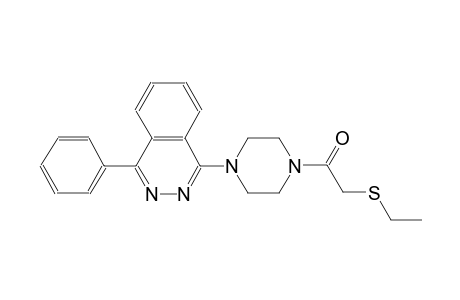 ethyl 2-oxo-2-[4-(4-phenyl-1-phthalazinyl)-1-piperazinyl]ethyl sulfide