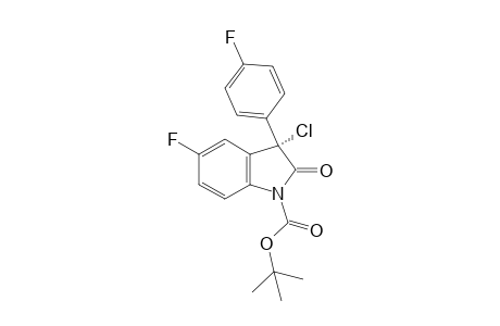(3S)-tert-butyl 3-chloro-5-fluoro-3-(4-fluorophenyl)-2-oxoindoline-1-carboxylate