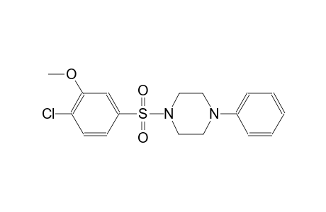 piperazine, 1-[(4-chloro-3-methoxyphenyl)sulfonyl]-4-phenyl-