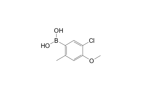 (3-Chloro-4-methoxy-6-methylphenyl)boronic acid