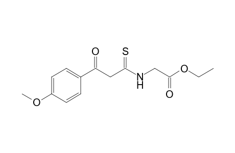 Ethyl 2-{[3-(4-methoxyphenyl)-3-oxopropanthioyl]amino}acetate