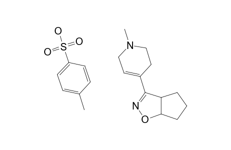 3-(1-METHYL-1,2,3,6-TETRAHYDROPYRIDIN-3-YL)-4,5,6,6A-TETRAHYDRO-3AH-CYCLOPENTA-[D]-ISOXAZOLE-TOSYLATE