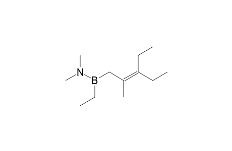 2-Pentene, 3-ethyl-2-methyl-1-[(dimethylamino)ethylboryl]-
