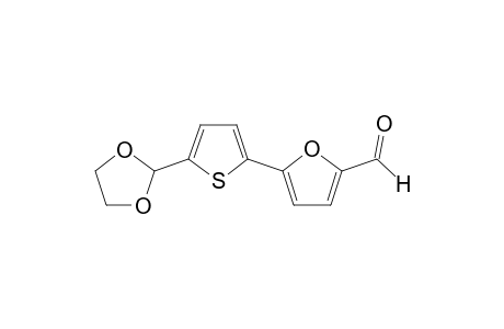 5-(5-(1,3-Dioxolan-2-yl)thiophen-2-yl)furan-2-carbaldehyde