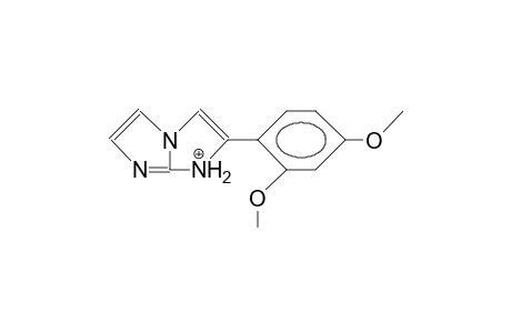 2-(2',4'-Dimethoxy-phenyl)-1H-imidazo(1,2-A)imidazolium cation