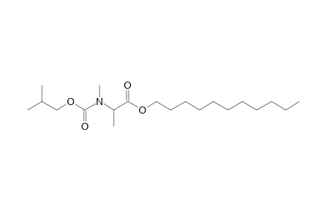 Alanine, N-methyl-N-isobutoxycarbonyl-, undecyl ester