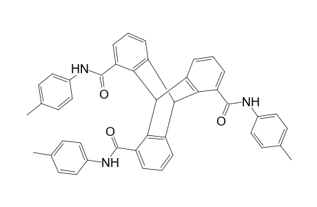 N,N',N''-Tris(4-methylphenyl)triptycene-1,8,16-tricarboxamide