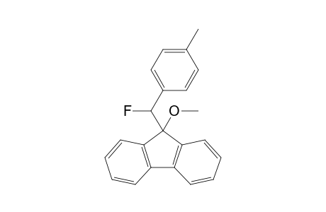 9-Methoxy-9-[1-fluoro-1-(p-methylphenyl)methyl]fluorene