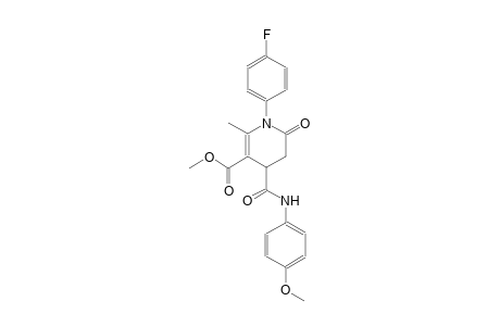 3-pyridinecarboxylic acid, 1-(4-fluorophenyl)-1,4,5,6-tetrahydro-4-[[(4-methoxyphenyl)amino]carbonyl]-2-methyl-6-oxo-, methyl ester