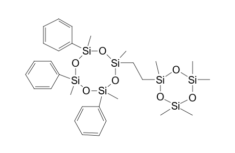 2,4,6,8-Tetramethyl-2-[2-(2,4,4,6,6-pentamethyl-1,3,5,2,4,6-trioxatrisilinan-2-yl)ethyl]-4,6,8-triphenyl-1,3,5,7,2,4,6,8-tetraoxatetrasilocane