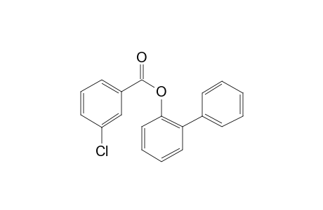 3-Chlorobenzoic acid, 2-biphenyl ester