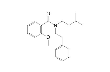 Benzamide, 2-methoxy-N-(2-phenylethyl)-N-(3-methylbutyl)-