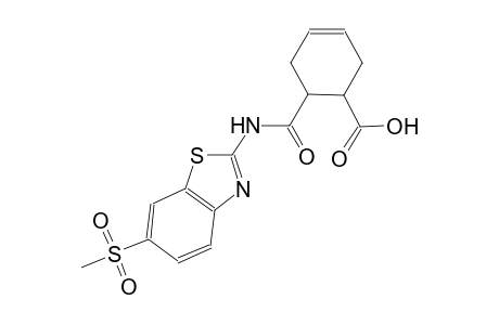6-({[6-(methylsulfonyl)-1,3-benzothiazol-2-yl]amino}carbonyl)-3-cyclohexene-1-carboxylic acid