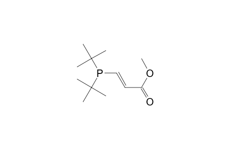 2-Propenoic acid, 3-[bis(1,1-dimethylethyl)phosphino]-, methyl ester