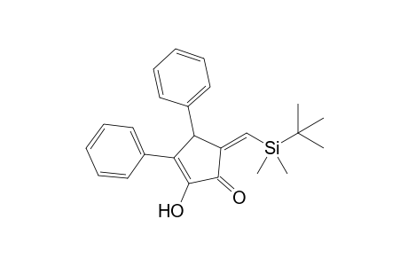 (5Z)-5-((tert-Butyldimethylsilyl)methylene)-2-hydroxy-3,4-diphenylcyclopent-2-enone