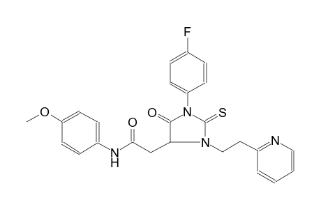 4-imidazolidineacetamide, 1-(4-fluorophenyl)-N-(4-methoxyphenyl)-5-oxo-3-[2-(2-pyridinyl)ethyl]-2-thioxo-