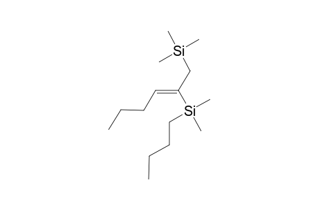 (Z)-1-(Trimethylsilyl)-2-[(dimethylbutyl)silyl]hex-2-ene