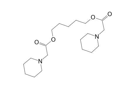 1-piperidineacetic acid, 5-[[2-(1-piperidinyl)acetyl]oxy]pentylester
