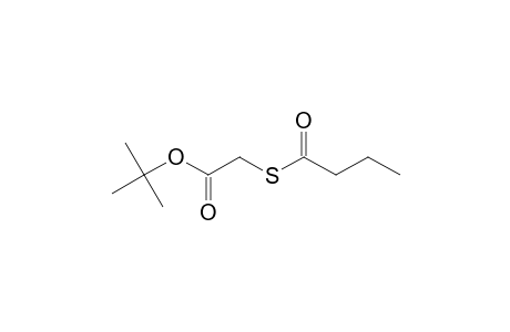 2-(1-oxobutylthio)acetic acid tert-butyl ester