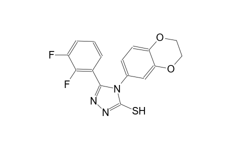 4H-1,2,4-triazole-3-thiol, 5-(2,3-difluorophenyl)-4-(2,3-dihydro-1,4-benzodioxin-6-yl)-