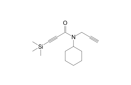 N-Cyclohexyl-N-(2-propynyl)-3-trimethylsilyl-2-propynamide