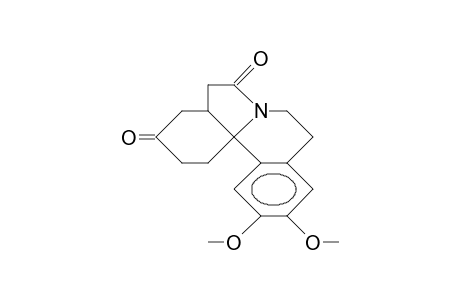15,16-Dimethoxy-cis-erythrinane-2,8-dione