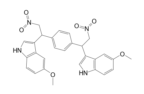 1,4-Bis(1-(5-methoxy-1H-indol-3-yl)-2-nitroethyl) benzene