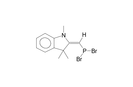1,3,3-TRIMETHYLINDOLIN-2-YLIDENEMETHYLDIBROMOPHOSPHINE (ISOMER MIXTURE)