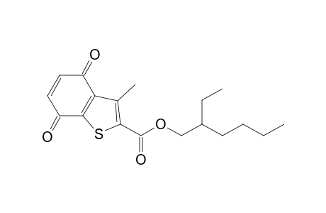 2-Ethylhexyl 3-Methyl-4,7-dioxo-4,7-dihydrobenzo[b]thiophene-2-carboxylate