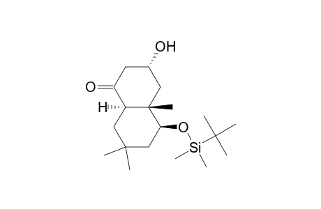 (3R,4aS,5S,8aR)-5-[tert-butyl(dimethyl)silyl]oxy-3-hydroxy-4a,7,7-trimethyl-3,4,5,6,8,8a-hexahydro-2H-naphthalen-1-one