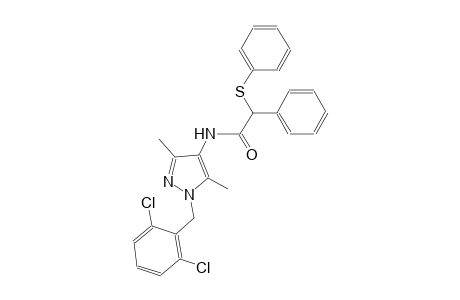 N-[1-(2,6-dichlorobenzyl)-3,5-dimethyl-1H-pyrazol-4-yl]-2-phenyl-2-(phenylsulfanyl)acetamide