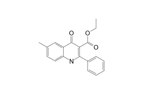 3-ETHOXYCARBONYL-6-METHYL-2-PHENYL-4(1H)-QUINOLIN-4-ONE