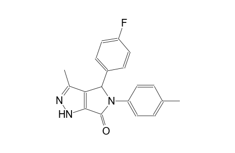 4-(4-fluorophenyl)-3-methyl-5-(4-methylphenyl)-4,5-dihydropyrrolo[3,4-c]pyrazol-6(1H)-one