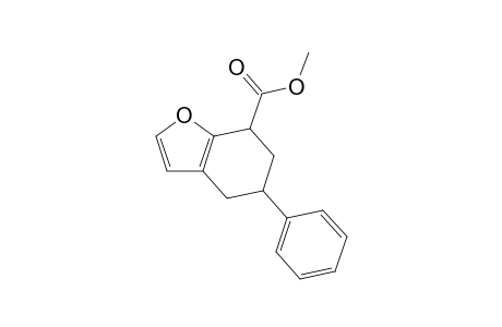 5-Phenyl-4,5,6,7-tetrahydrobenzofuran-7-carboxylic acid methyl ester