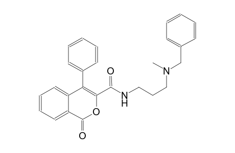 1H-2-benzopyran-3-carboxamide, N-[3-[methyl(phenylmethyl)amino]propyl]-1-oxo-4-phenyl-