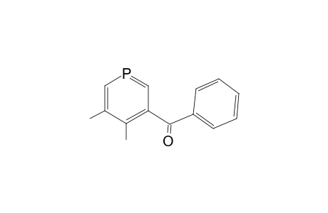 3-Benzoyl-4,5-dimethyl-.beta.-phosphinine