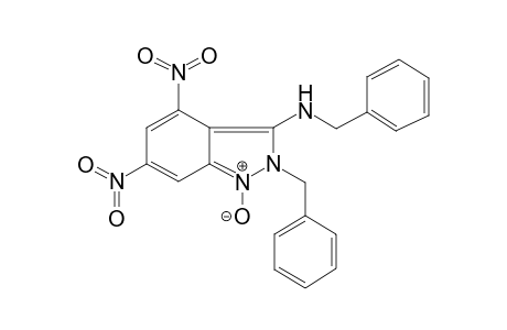 Benzyl-(2-benzyl-4,6-dinitro-1-oxy-2H-indazol-3-yl)-amine
