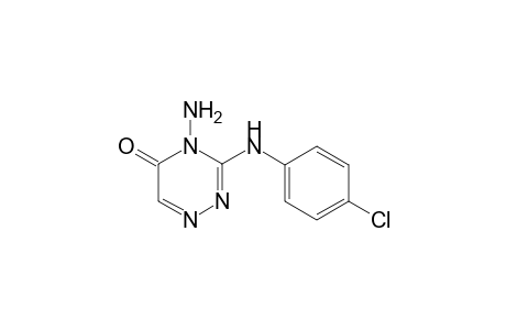 1,2,4-Triazin-5(4H)-one, 4-amino-3-[(4-chlorophenyl)amino]-