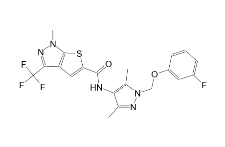 1H-thieno[2,3-c]pyrazole-5-carboxamide, N-[1-[(3-fluorophenoxy)methyl]-3,5-dimethyl-1H-pyrazol-4-yl]-1-methyl-3-(trifluoromethyl)-