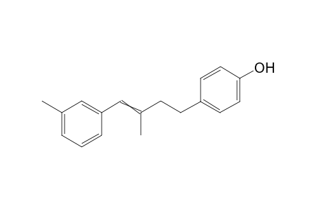 4-[3-Methyl-4-(m-tolyl)but-3-en-1-yl]phenol