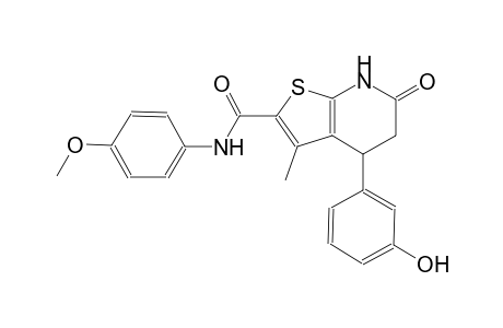 thieno[2,3-b]pyridine-2-carboxamide, 4,5,6,7-tetrahydro-4-(3-hydroxyphenyl)-N-(4-methoxyphenyl)-3-methyl-6-oxo-