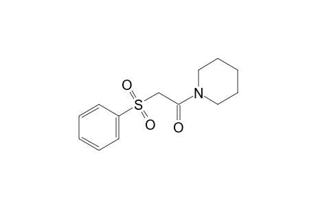 2-(benzenesulfonyl)-1-(1-piperidinyl)ethanone