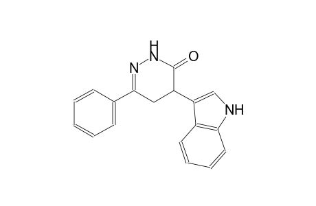 2H-Pyridazin-3-one, 4-(1H-indol-3-yl)-6-phenyl-4,5-dihydro-