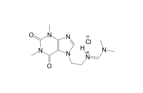 1H-purine-7-ethanaminium, N-[(E)-(dimethylamino)methylidene]-2,3,6,7-tetrahydro-1,3-dimethyl-2,6-dioxo-, chloride