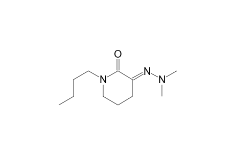 (3E)-1-butyl-3-(dimethylhydrazinylidene)-2-piperidinone