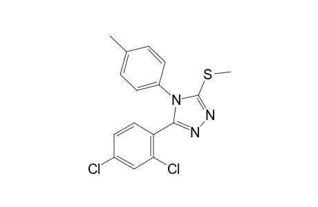 3-(2,4-dichlorophenyl)-5-(methylthio)-4-p-tolyl-4H-1,2,4-triazole