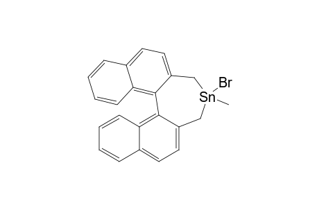 (S)-4-Bromo-4,5-dihydro-4-methyl-3H-dinaphtho[2,1-c:1',2'-e]stannepin